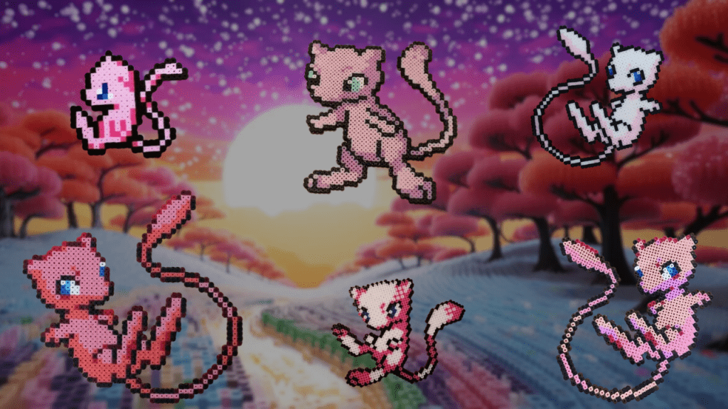 Mew Pokemon Perles à Repasser