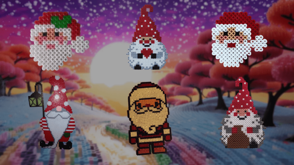 Lutin de Noel Perles a Repasser