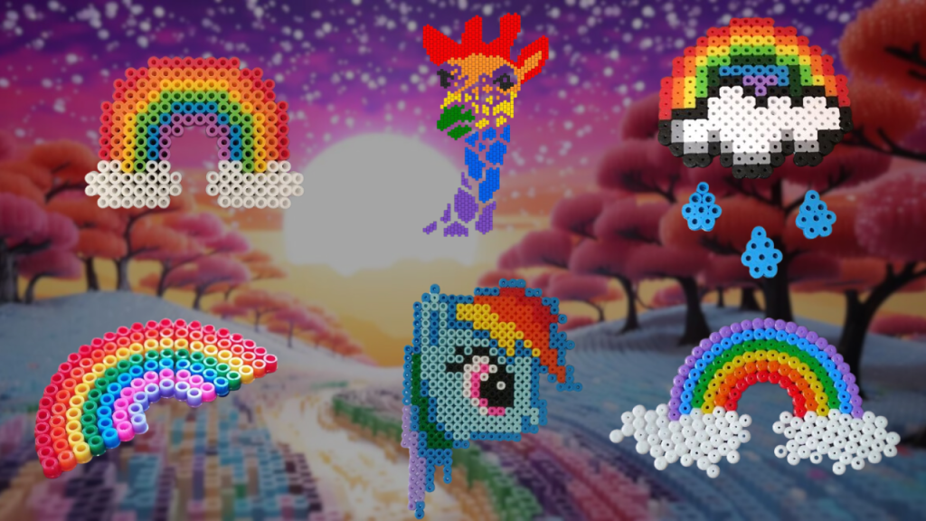 Arc-en-Ciel Perles a Repasser