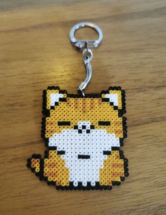 Modèle Chat Perles à Repasser