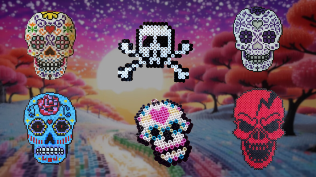 Crâne Perles à Repasser