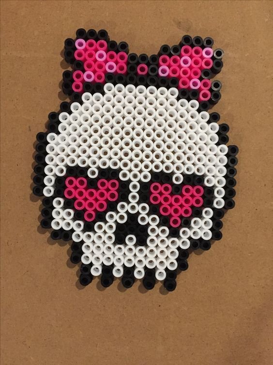 Crâne Perles à Repasser