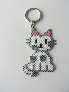 Modèle Chat Perles à Repasser