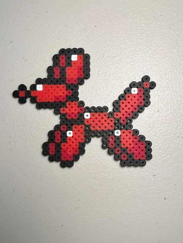 Modèle Chien Perles à Repasser