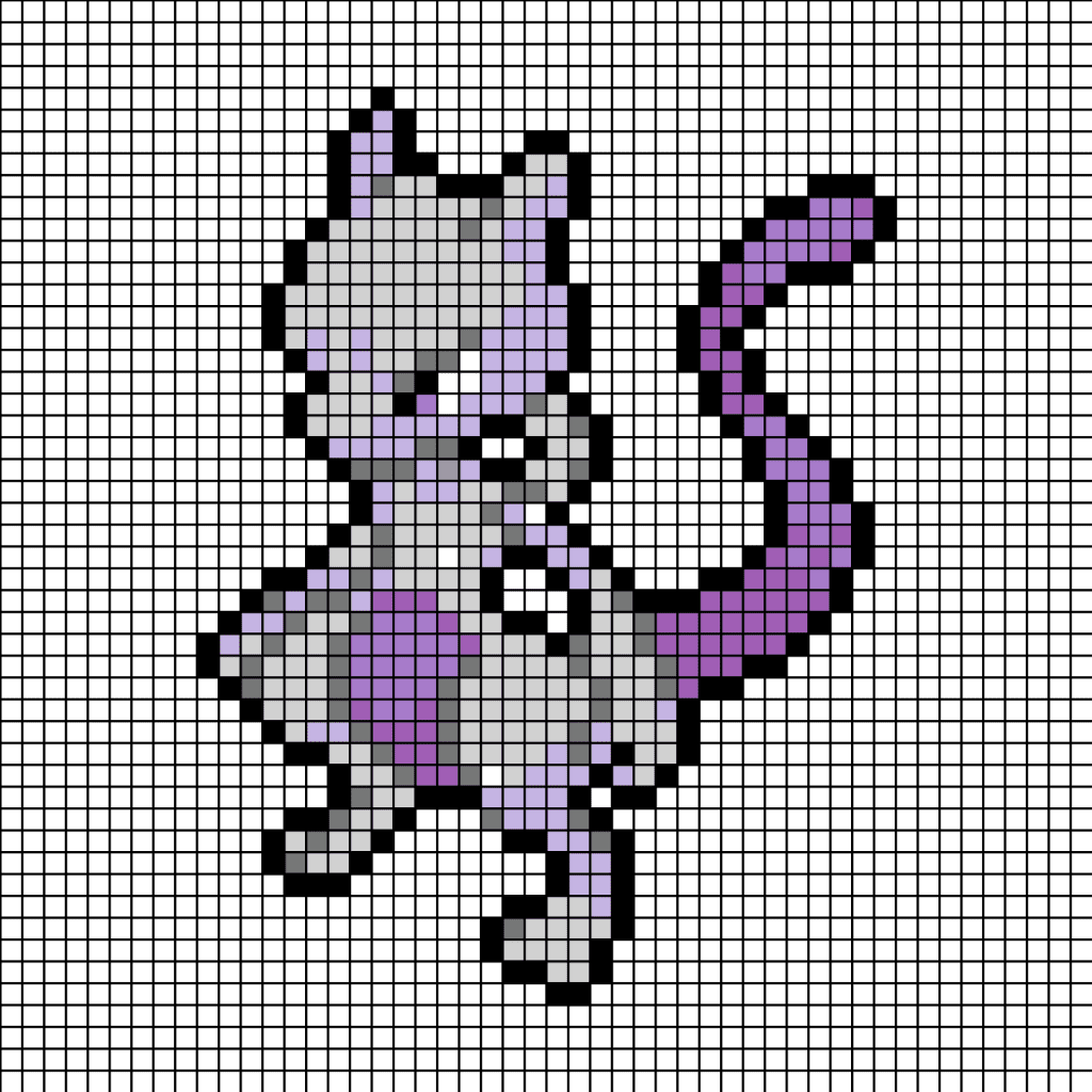 Perles à repasser Mewtwo