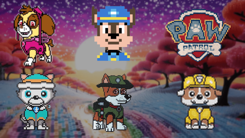 Paw Patrol Perles à Repasser