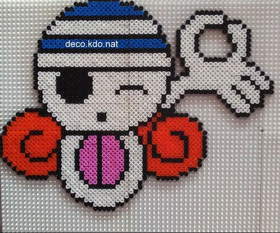 Crâne Nani Perles à Repasser