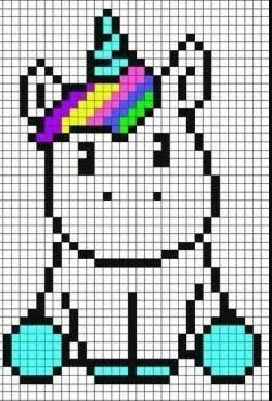 Bébé Licorne Assise