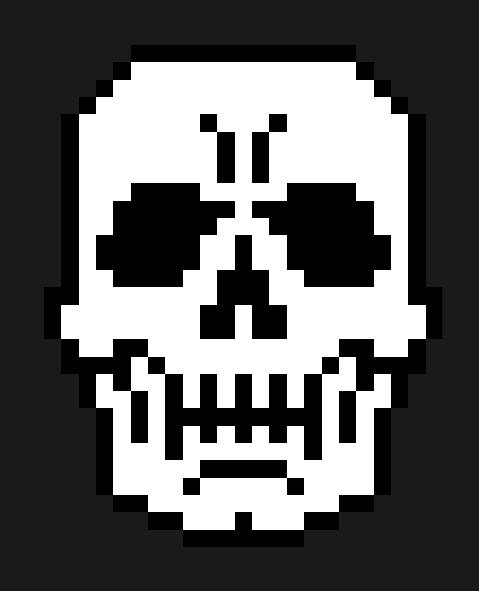 Crâne Traditionnel Perles à Repasser