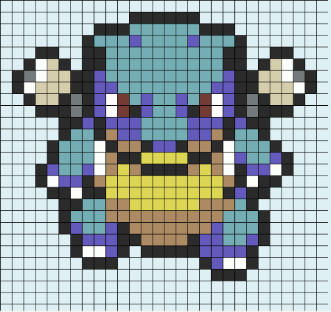 Perles à repasser Blastoise Sprite