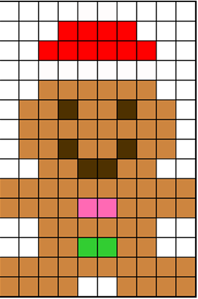 Pepparkaka med julmössa