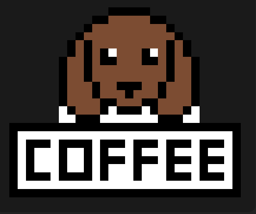 Porte-clés Chien avec Coffee