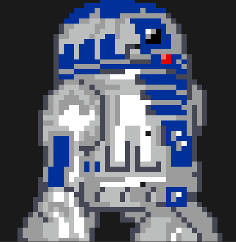 Perles à repasser R2-D2