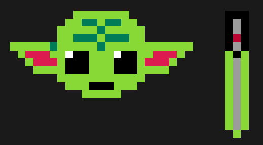 Perles à repasser Tête de Yoda