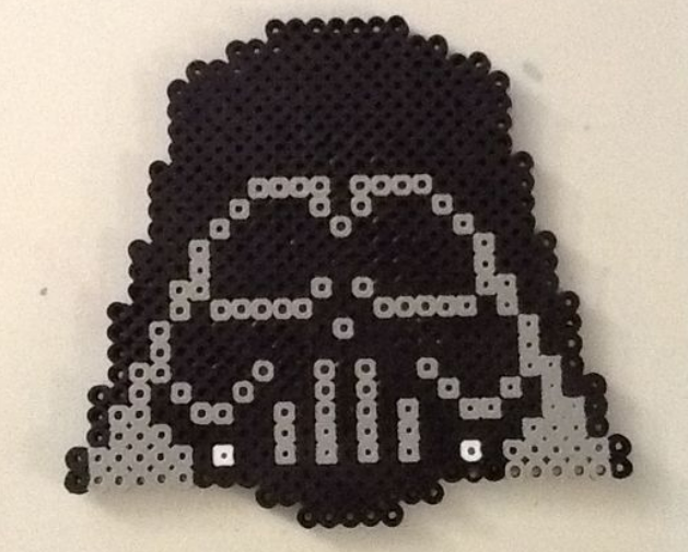 Perles à repasser Casque de Dark Vador