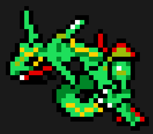 Perles à repasser Rayquaza