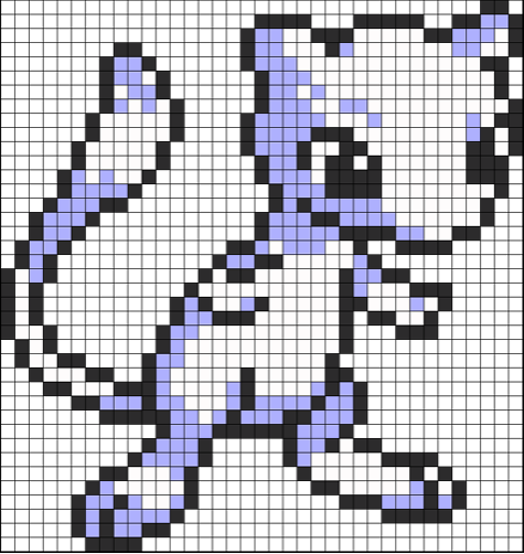 Perles à repasser Mew Pokemon 8 Bit