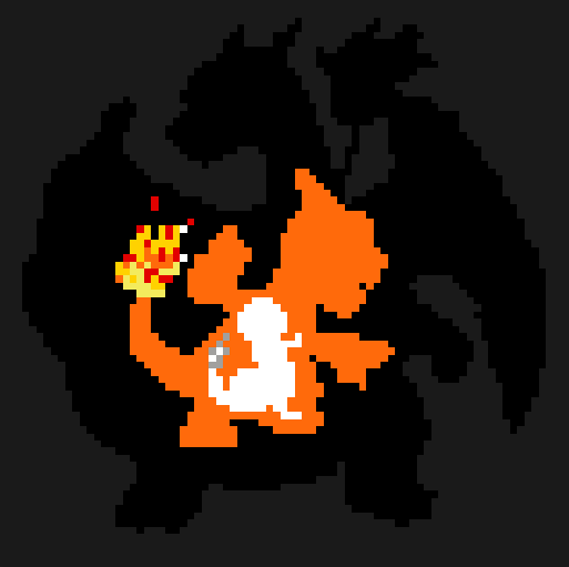 Perles à repasser Charizard Charmeleon et Charmander