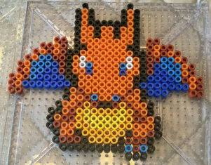 Perles à repasser Charizard Tendre