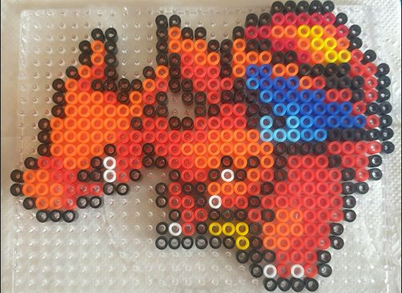 Perles à repasser Jeune Charizard en Colère