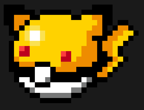 Perles à repasser Pokéball (Pikachu)