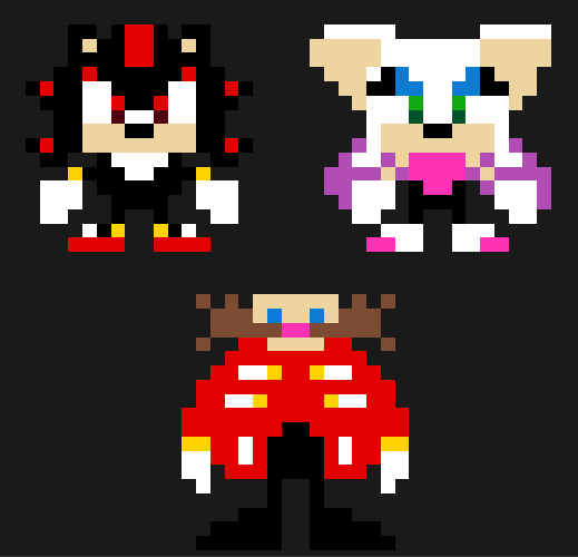 Perles à repasser Team Dark - Sonic