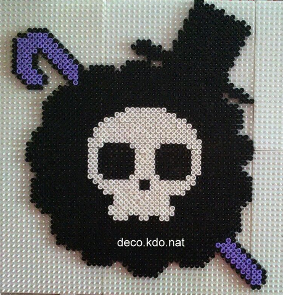 Crâne de Brook Perles à Repasser