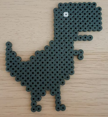 Dinosaure Google Perles à Repasser