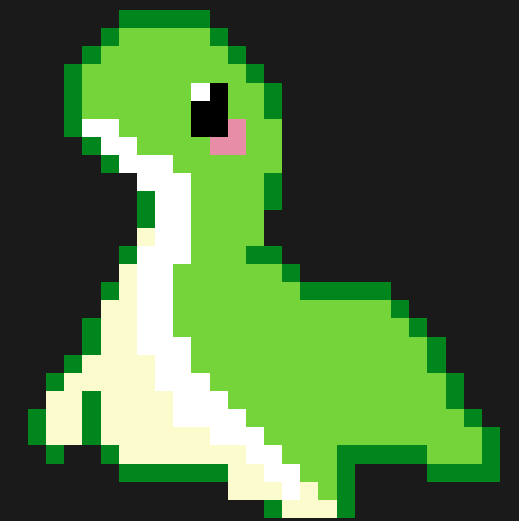 Bébé Dinosaure Vert Perles à Repasser