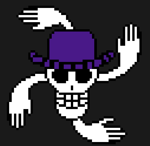 Crâne Jolly Roger Perles à Repasser