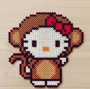 Perles à repasser Hello Kitty Singe