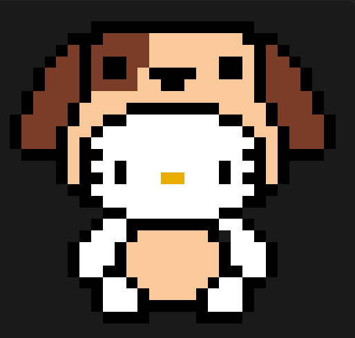 Perles à repasser Hello Kitty Chien