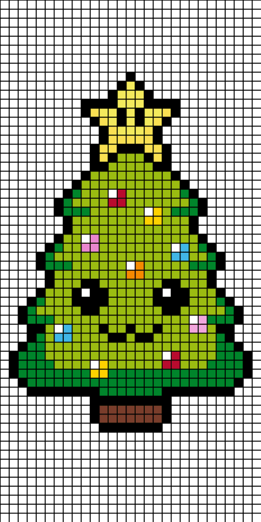 Perles à repasser Sapin de Noël