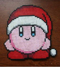 Perles à repasser Kirby de Noël