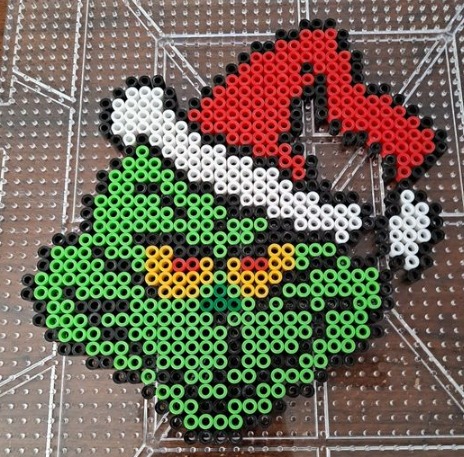 Perles à repasser Le Grinch de Noël