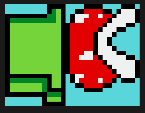 Perles à repasser Plante Carnivore - Mario Bros