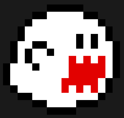 Perles à repasser Fantôme Boo Mario Bros