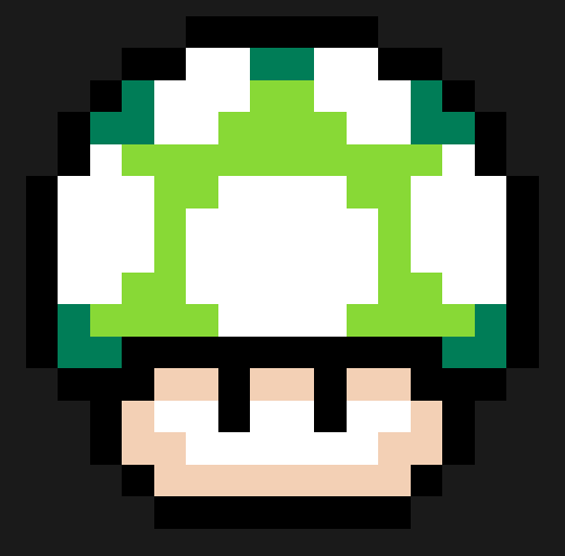 Perles à repasser Champignon Vie - Mario Bros