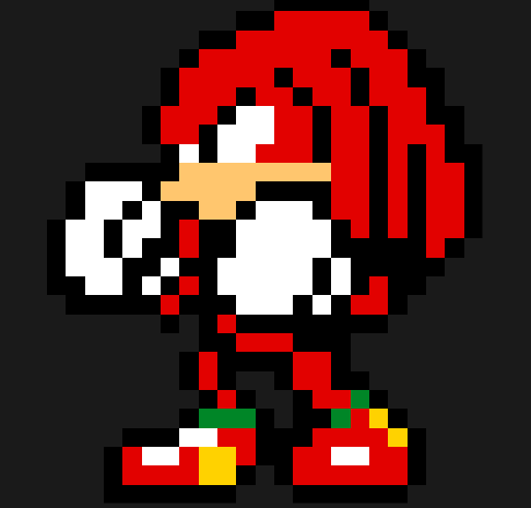 Perles à repasser Knuckles - Sonic the Hedgehog