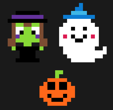 Sorcière, Fantôme et Citrouille