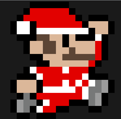 Perles à repasser Mario Bros de Noël