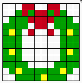 Perles à repasser Christmas Wreath