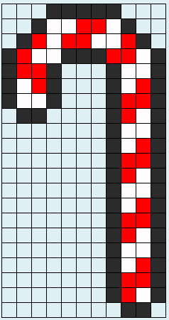 Perles à repasser Sucre d'Orge de Noël