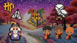Harry Potter en perles à repasser