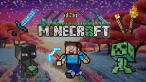 Minecraft en perles à repasser