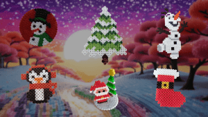Noël en perles à repasser
