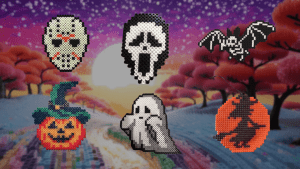 Halloween en perles à repasser