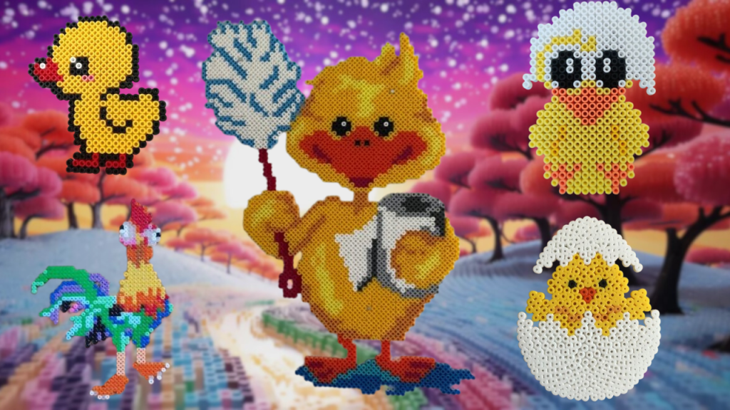 Poussin Perles a Repasser