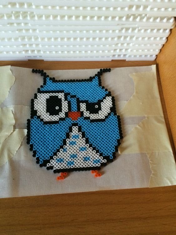 Modele Oiseau Perles a Repasser