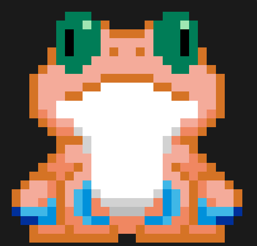 Grenouille Orange Toxique Perles à Repasser